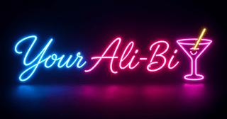 Your Ali-Bi neon logo